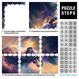 Puzzles 1000 pièces Summit of Ambitionf Puzzles pour Enfants Puzzles en Carton Activité familiale （Taille 26x38cm）