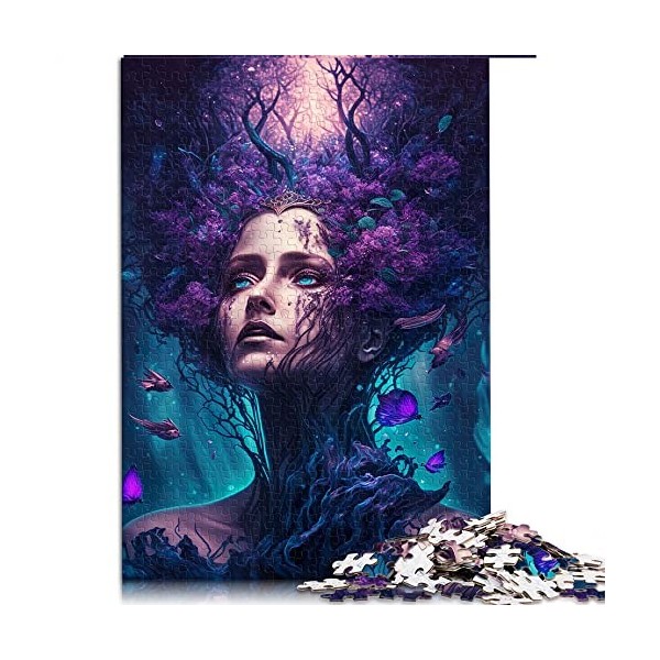 1000 Pièces Puzzles pour Adultes Puzzle Princesse sous-Marine pour Adultes Puzzles en Carton Difficile et Défi Taille 26x38c