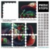 Puzzles pour Adultes Marijuana Singe Puzzle 1000 pièces pour Adultes et Enfants Puzzles en Carton Excellent Cadeau pour Adult