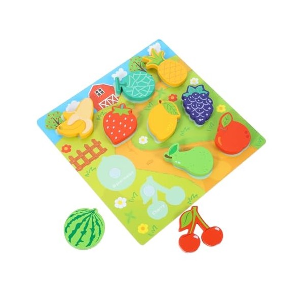 TOYANDONA 1 Ensemble Panneau Vacances Puzzle Art Éducatif Apprentissage Jouet Enfants Jeu Assorti Cadeaux De Noël Montessori 