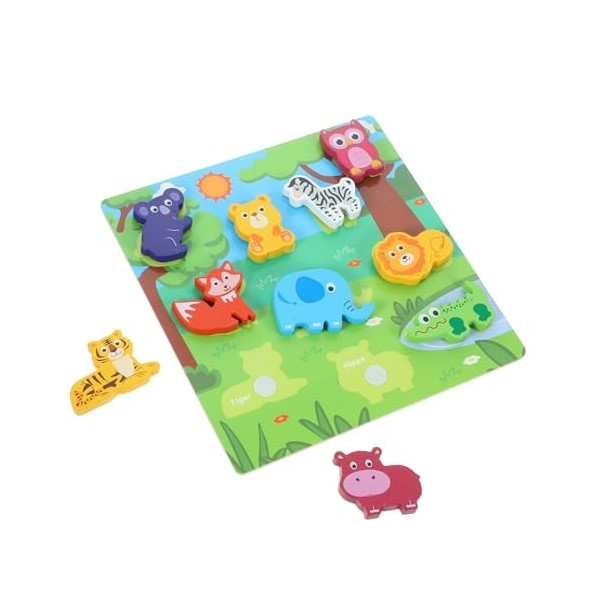 TOYANDONA 1 Ensemble Panneau Vacances Puzzle Art Éducatif Apprentissage Jouet Enfants Jeu Assorti Cadeaux De Noël Montessori 