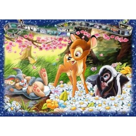Ravensburger - Puzzle Adulte - Puzzle 1000 p - Bambi Collection Disney - 19677