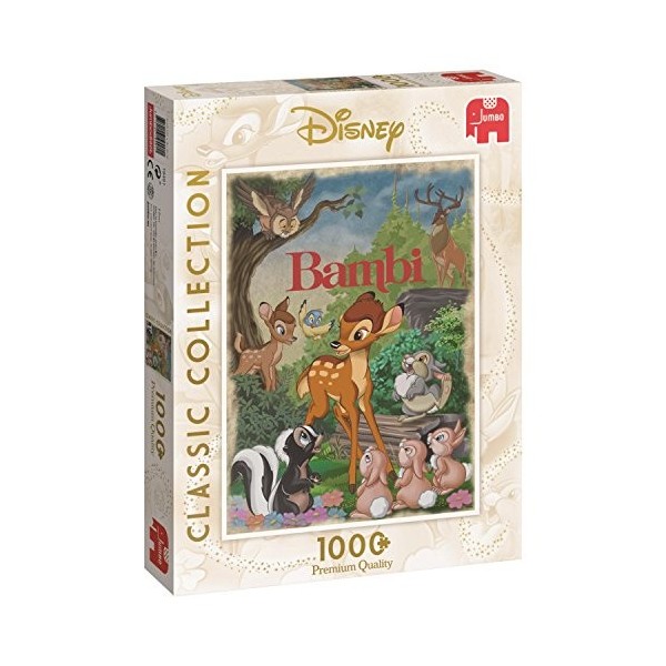 Disney- Bambi 1000 Piece Jigsaw Puzzle, 19491, Multicolore