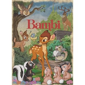 Disney- Bambi 1000 Piece Jigsaw Puzzle, 19491, Multicolore