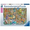Ravensburger at Rapunzel Puzzle Midnight in The Library 1000 pièces pour Adultes et Enfants à partir de 12 Ans, 16455, Multic