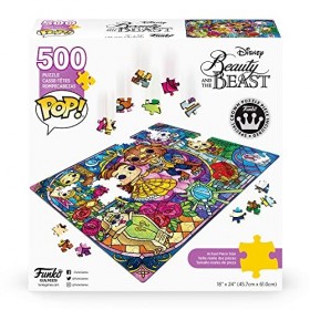 Funko Pop! Puzzle - Disney Beauty and The Beast - Funko - Jigsaw - 500 Pieces - 45.7cm x 61cm - English/French/Spanish Langua