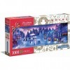 Clementoni Collection Panorama Christmas Dream 1000 pièces, Noel, panoramique-fabriqué en Italie, Puzzle Adulte, 39582, Multi