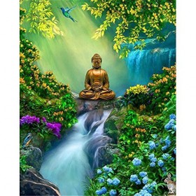 Puzzle pour Adulte de 1000 Pièces, Statues de Bouddha et beaux paysages Matériaux Recyclés de Haute Qualité et Impression de 