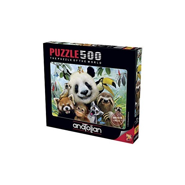 Selfie au Zoo - Puzzle 500 pièces Anatolian