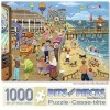 Bits and Pieces 1000 Piece Jigsaw Puzzle pour Adultes crème glacée sur la Promenade 1000 Plage Pc, Jersey Shore Jigsaw par Sa