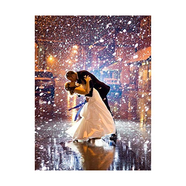 Yingxin34 Jigsaw Puzzles 1000 Pièces,Couple étreignant Jouets Famille Puzzles Mat Éducatif pour Adultes Les Enfants de 4 à 8 
