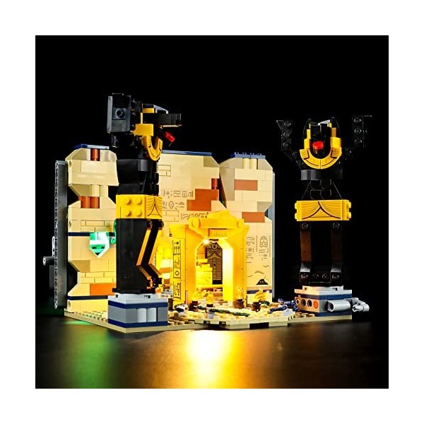 YEABRICKS LED Lumière pour Lego-77013 Disney L’évasion du tombeau perdu Modèle de blocs de construction ensemble Lego non in