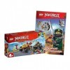 Lego Set Lego 71789 Ninjago Chasse à la poursuite avec kais bolides et moto Ras + puzzle amusant pour dompteur de dragons l