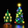 Kyglaring Kit déclairage LED sans modèle - Compatible avec Lego-40573 Christmas Trees Building Blocks Model Set - LEDs Uni