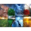 Puzzles pour adultes 1000 pièces, performances en quatre saisons différentes Puzzles pour adultes Grand paysage Puzzle pour a