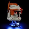 YEABRICKS LED Lumière pour Lego-75350 Star Wars Le Casque du Commandant Clone Cody Modèle de Blocs de Construction Ensemble 