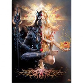 Puzzles pour adultes 1000 pièces - Personnages mythologiques indiens - Puzzles de qualité supérieure de 1000 pièces pour adul