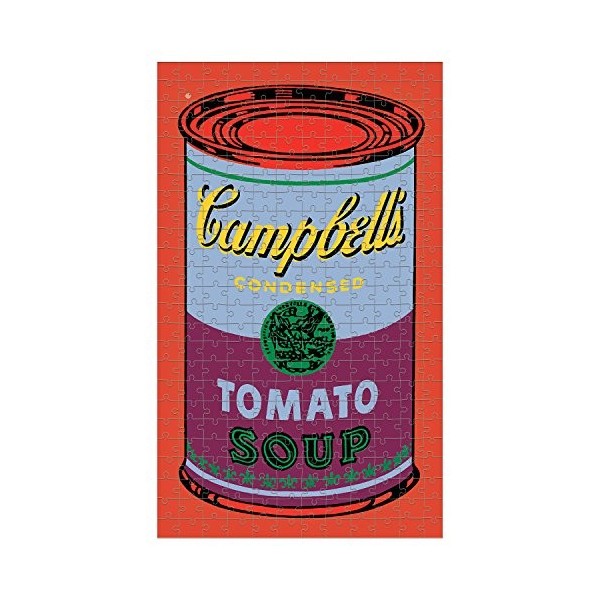 Andy Warhol Soup Can Red Violet 300 Piece Puzzle