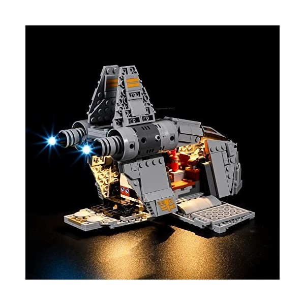 YEABRICKS LED Lumière pour Lego-75338 Star Wars Ambush on Ferrix Modèle de Blocs de Construction Ensemble Lego Non Inclus 