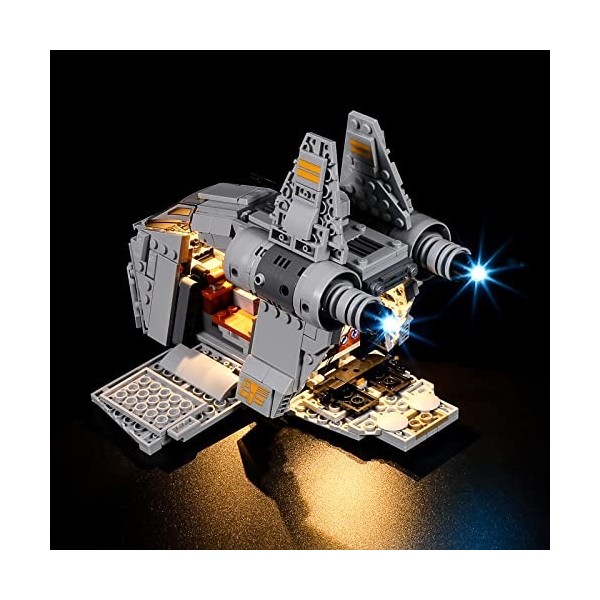 YEABRICKS LED Lumière pour Lego-75338 Star Wars Ambush on Ferrix Modèle de Blocs de Construction Ensemble Lego Non Inclus 