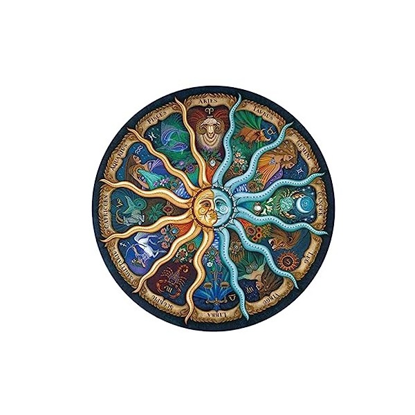 ifundom Kid Puzzle Puzzles pour Enfants Puzzle Rond Puzzle Circulaire Puzzle Puzzles pour Enfants Puzzle en Papier Rond Puzzl