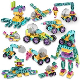 ToppiGo Stem - Jeu de construction pour enfants - 102 pièces - Jouet créatif - Jouet éducatif pour garçons et filles à partir