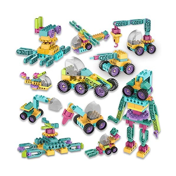 ToppiGo Stem - Jeu de construction pour enfants - 102 pièces - Jouet créatif - Jouet éducatif pour garçons et filles à partir