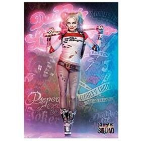 ALKOY Jigs 1000 Pièces Suici Squad Harley Quinn Puzzles Jouets Éducatifs pour Adulte Cadeau danniversaire 38 * 26Cm