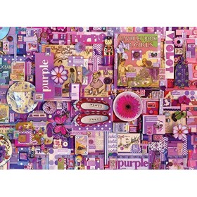 Cobblehill 80151&nbsp;1000&nbsp;PC Violet puzzle, différents - version anglaise
