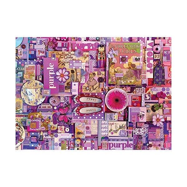 Cobblehill 80151 1000 PC Violet puzzle, différents - version anglaise