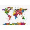 Puzzle 500 Pièces Adultes Carte du Monde Challenge Puzzle Adulte, Multicolore