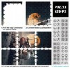 Puzzle 1000 pièces Piano dans lespace Puzzles pour Adultes Puzzles en Carton Bon Cadeau pour Adultes et Enfants （Taille 26x3