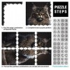 1000 Pièces Puzzle Maine Coon Puzzles pour Adultes Puzzles en Carton Jeu Éducatif Défi Jouet Taille 26x38cm 
