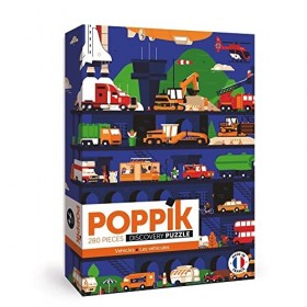 Puzzle Découverte Poppik - Véhicules - 280 pcs