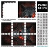 Puzzle 1000 pièces Jeux éducatifs Loup Puzzles pour Puzzles en Carton Jouets de Divertissement Familial Taille 26x38cm 