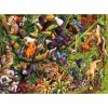 Ravensburger- Elefant,Tiger Jungle colorée-Puzzle de 200 pièces pour Enfants à partir de 8 Ans, 13351, Jaune