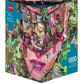 Heye- Puzzle, HYY29991, Teal/Turquoise Vert