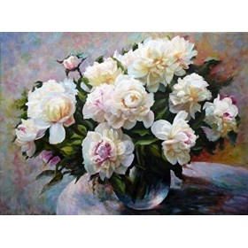 1000 Adultes Enfants Puzzles Nature Morte Fleur Peinture Carton   Puzzle Ensemble Jouets Éducatifs Défi Puzzle Jouets Décorat