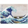 Puzzle 1000 Pièces La Grande Vague De Kanagawa Katsushika Hokusai Affiche Vintage Vent Clair Matin PapierPour Adultes Enfants