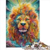 Puzzles Jeux Jungle Psychédélique Adultes Puzzle Puzzle en Bois pour Adultes Puzzle Cadeau danniversaire, Cadeaux pour Adult