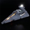 GEAMENT Jeu De Lumières pour Star Wars Imperial Star Destroyer - Kit Déclairage LED Compatible avec Lego 75055 Jeu Lego Non