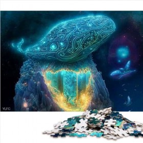Puzzle pour Adultes Baleine Fantastique Puzzles de 1000 pièces pour Adultes pour Adultes et Enfants Puzzles en cartonGrand Ca