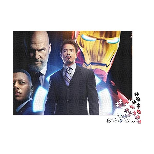 300 Pièces Iron Man Puzzle,Cadeau Unique,Cadeau De Noël,Modern Home Decor,Best Gift for Adults Marvel Movie Puzzle 300pcs 40