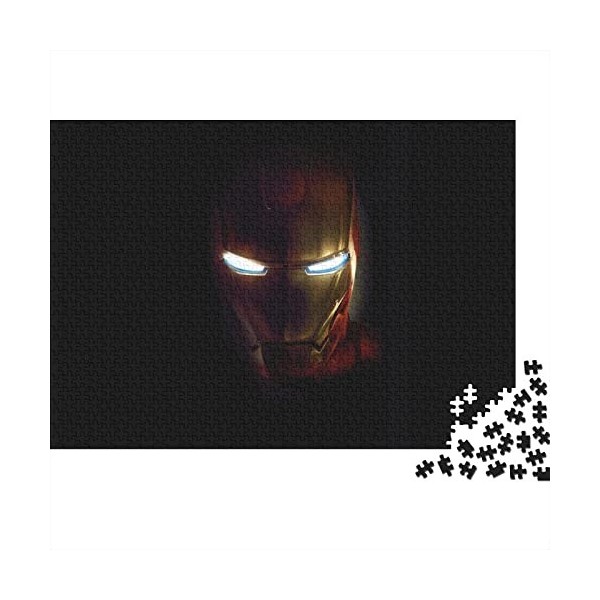 300 Pièces Iron Man Puzzle,Cadeau Unique,Cadeau De Noël,Modern Home Decor,Best Gift for Adults Marvel Movie Puzzle 300pcs 40