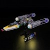 GEAMENT Jeu De Lumières Compatible avec Lego Y-Wing Starfighter - Kit Déclairage LED pour Star Wars 75181 Jeu Lego Non Incl