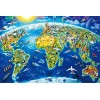 Puzzles pour Adultes 1000 pièces Repères du Monde 70 x 50 cm Puzzles pour Adultes Jeu éducatif Challenge Toy 1000 pièces Cart