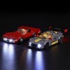 GEAMENT Jeu De Lumières Compatible avec Lego Chevrolet Corvette C8.R Race Car et 1968 CC - Kit Déclairage LED pour Speed Cha