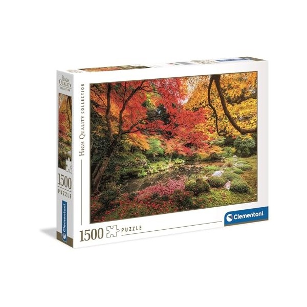 Clementoni Autumn Park-1500 pièces-Puzzle Adulte-fabriqué en Italie, 31820, No Color