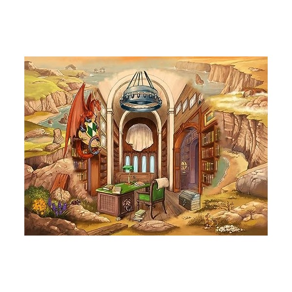 Ravensburger - Escape The Circle - Puzzle avec énigmes pour Adulte et Enfant à partir de 14 Ans - 919 pièces - Londres - Décr