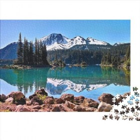 lac Puzzle 300 Pièces Paysage français pour Adultes Jeux Éducatifs Jeu De Défi Familial Décoration Intérieure Cadeaux De Pâqu